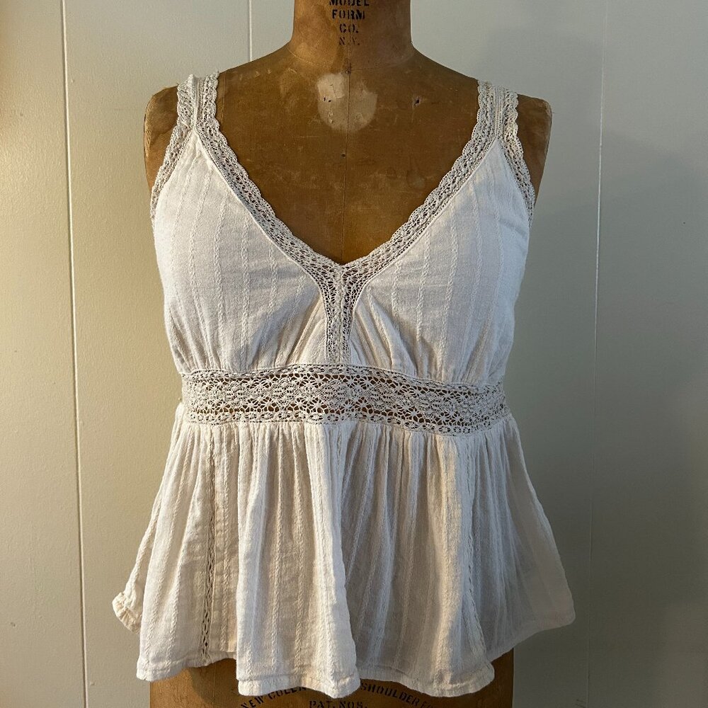 BOHO LACE STRAP CAMI TOP